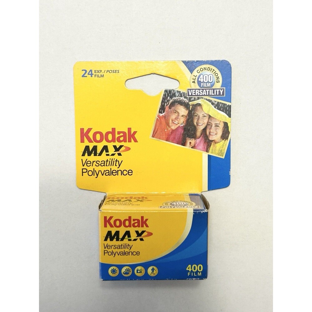 Kodak Max film, Color Print Film, Max 24 ● 400/27° 35mm